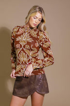 WARM AFTERNOONS JACQUARD SWEATER TOP Flying Tomato