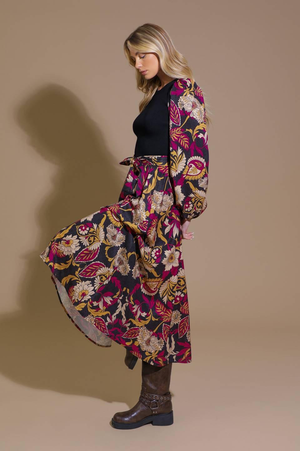 CRUSHING ON COZY WOVEN MIDI DRESS Flying Tomato