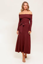 ALL A FANTASY SWEATER MIDI DRESS Flying Tomato