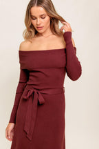 ALL A FANTASY SWEATER MIDI DRESS Flying Tomato