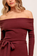 ALL A FANTASY SWEATER MIDI DRESS Flying Tomato