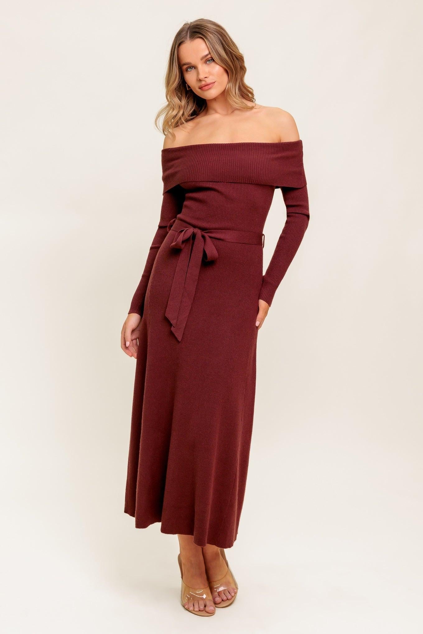 ALL A FANTASY SWEATER MIDI DRESS Flying Tomato