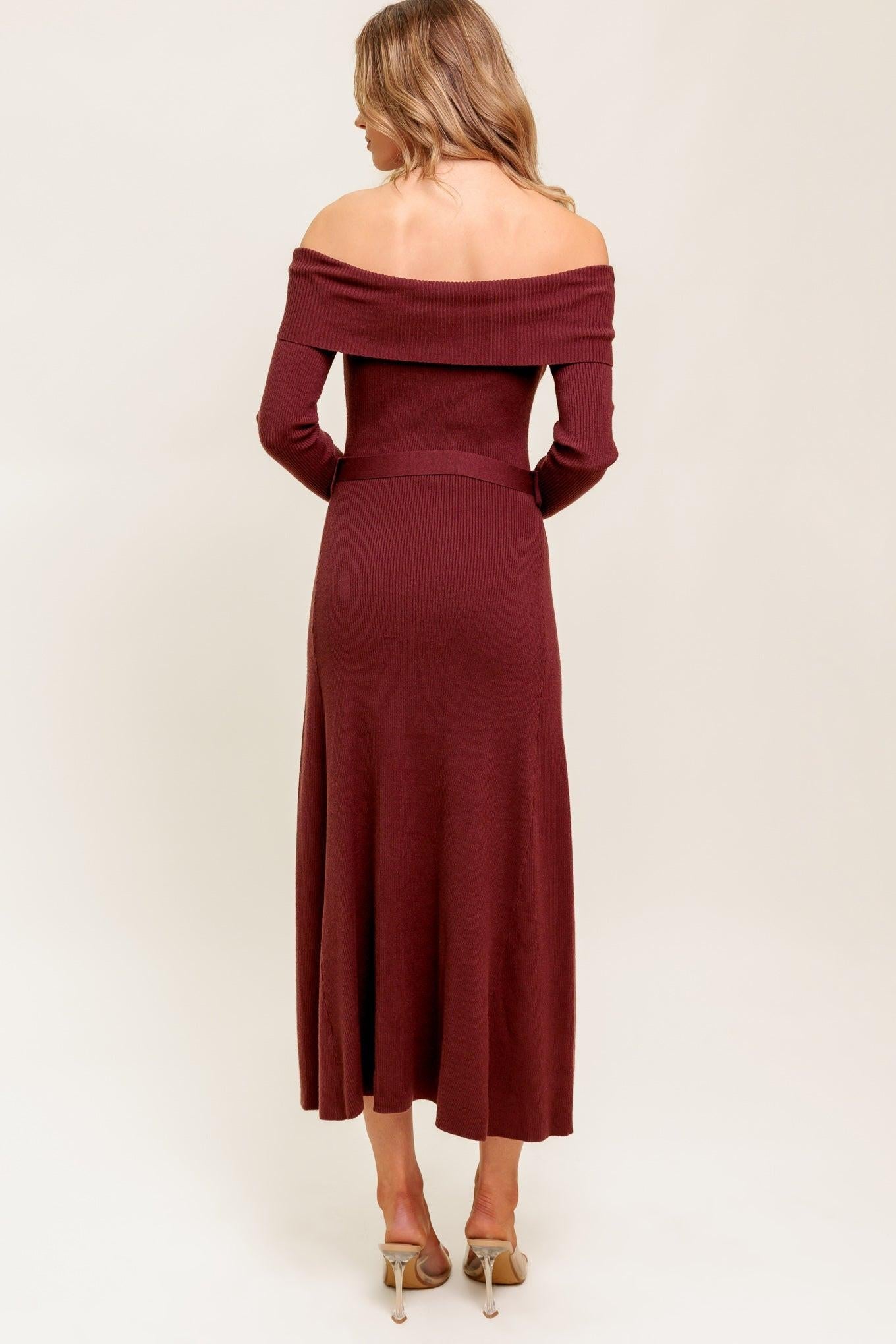 ALL A FANTASY SWEATER MIDI DRESS Flying Tomato