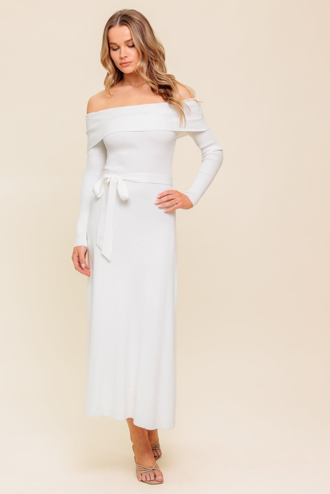 ALL A FANTASY SWEATER MIDI DRESS Flying Tomato