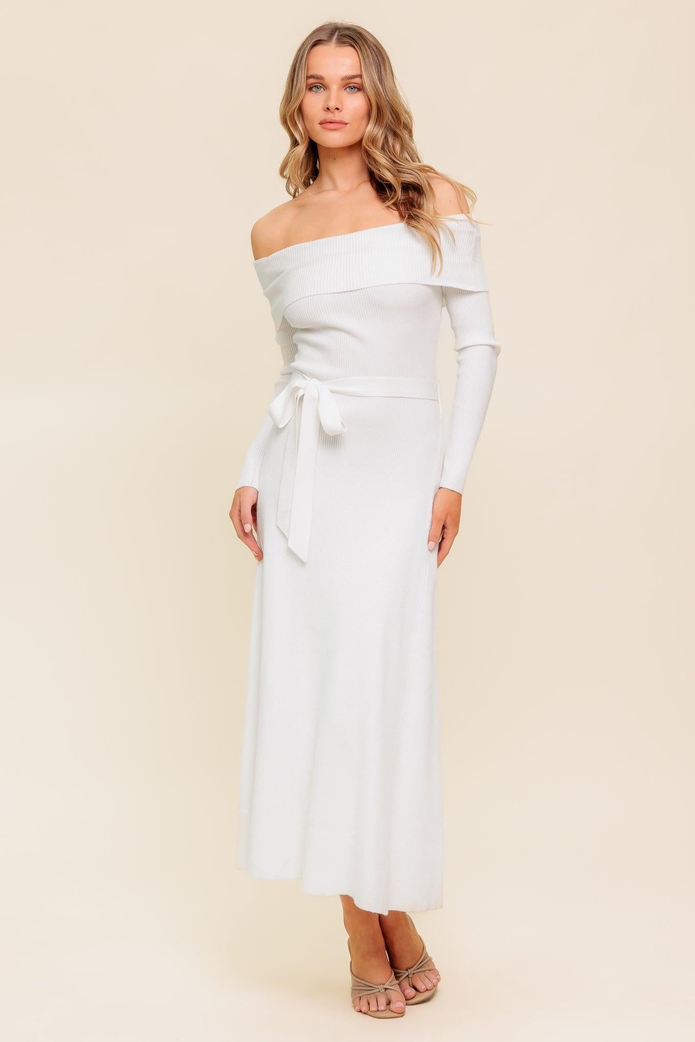 ALL A FANTASY SWEATER MIDI DRESS Flying Tomato