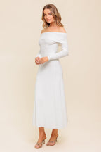 ALL A FANTASY SWEATER MIDI DRESS Flying Tomato