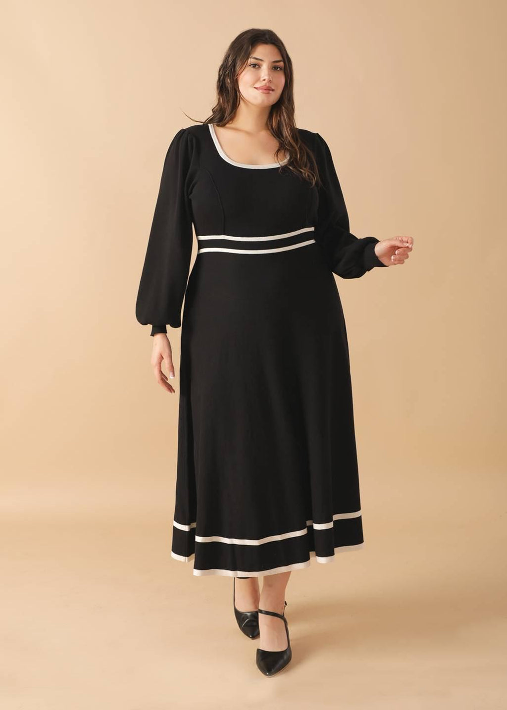 CAUGHT UP SWEATER MIDI DRESS Flying Tomato