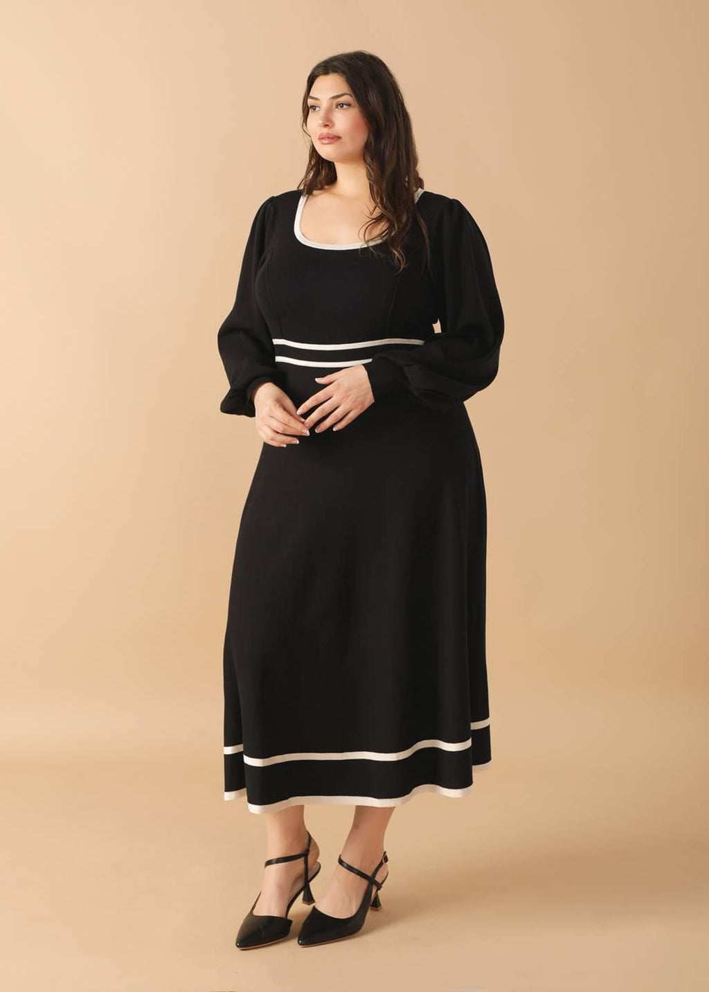 CAUGHT UP SWEATER MIDI DRESS Flying Tomato