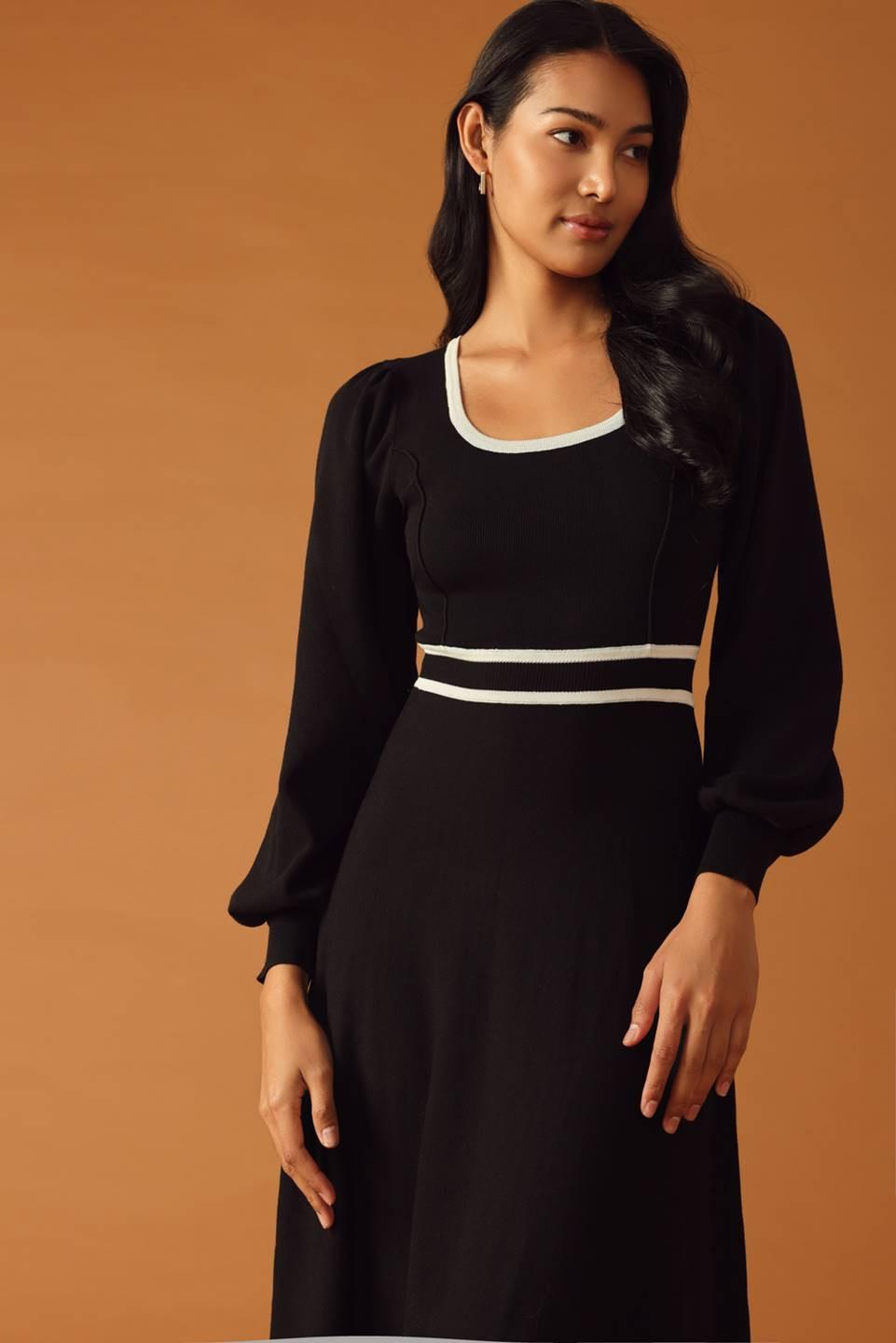 CAUGHT UP SWEATER MIDI DRESS Flying Tomato