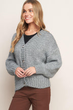 WEEKEND WARMTH SWEATER KNIT CARDIGAN Flying Tomato