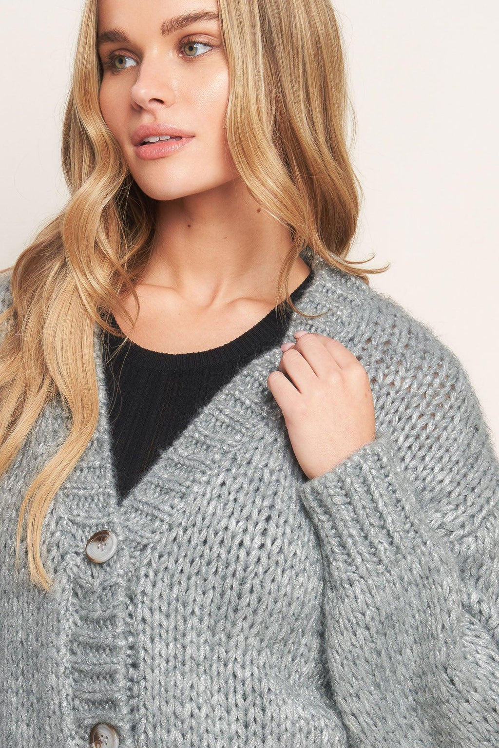 WEEKEND WARMTH SWEATER KNIT CARDIGAN Flying Tomato