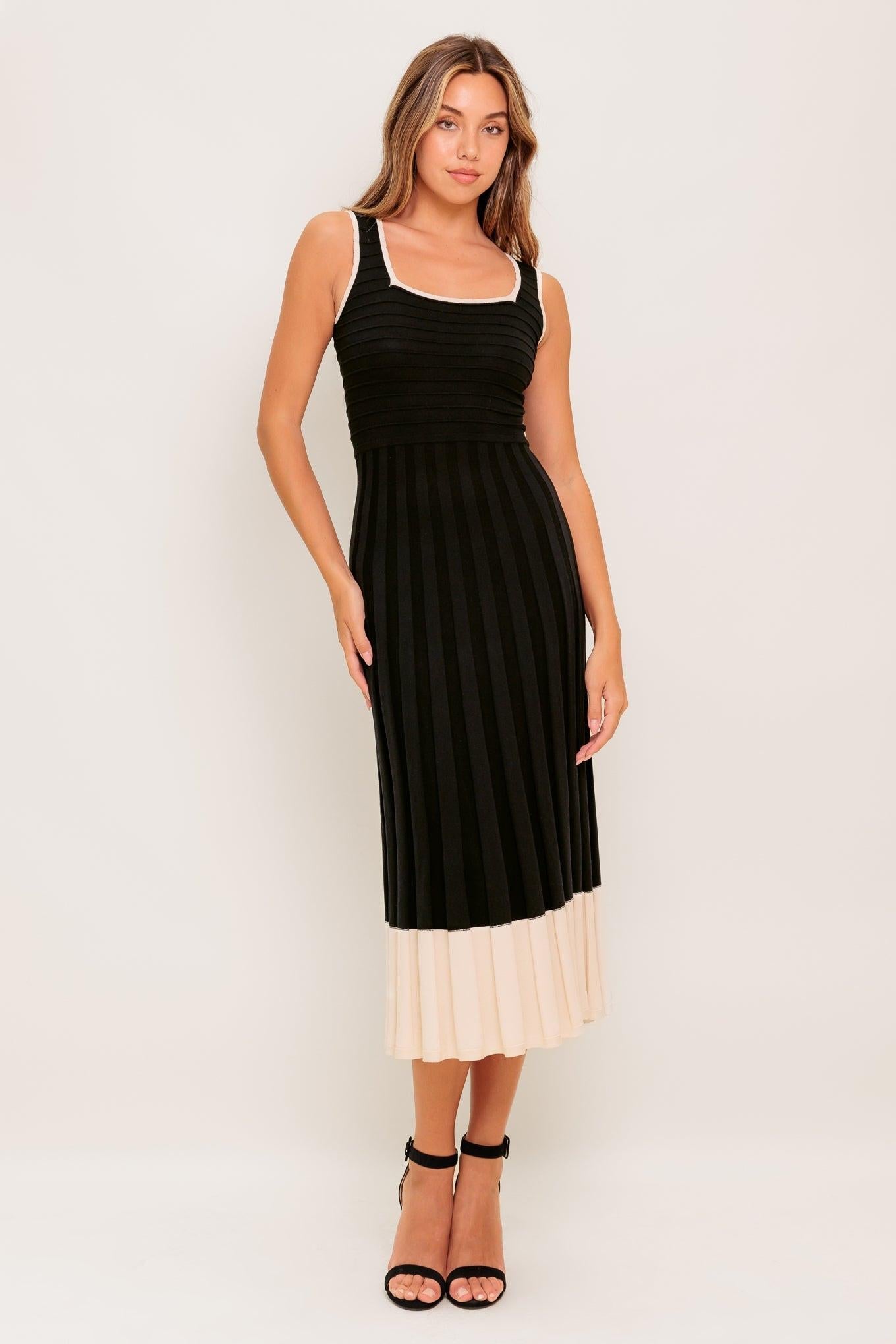 MODERN MUSE KNIT MIDI DRESS Flying Tomato