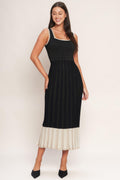 NOIR ÉCLAT SWEATER KNIT MIDI DRESS Flying Tomato
