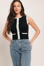 FRENCH NAUTICAL COLOR BLOCKED SWEATER TOP Flying Tomato