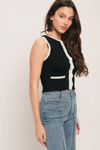 FRENCH NAUTICAL COLOR BLOCKED SWEATER TOP Flying Tomato