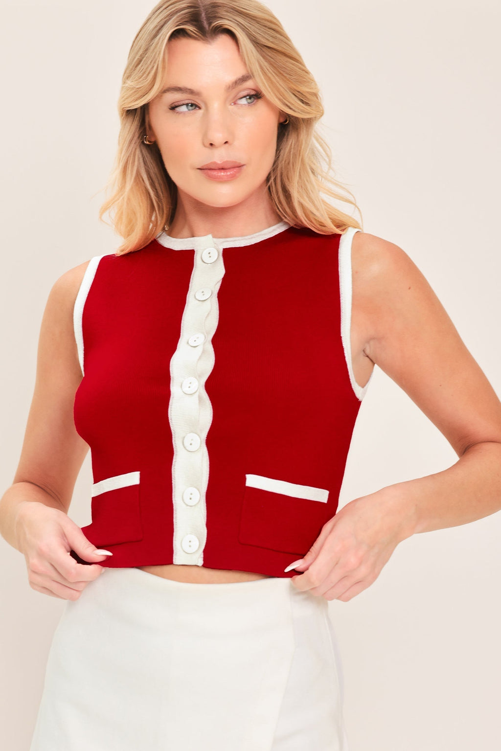 CHERRY SODA SWEATER KNIT TOP Flying Tomato