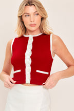 CHERRY SODA SWEATER KNIT TOP Flying Tomato