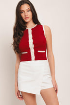 FRENCH NAUTICAL COLOR BLOCKED SWEATER TOP Flying Tomato