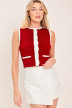 CHERRY SODA SWEATER KNIT TOP Flying Tomato