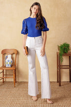 GETTING INTO THE GROOVE KNIT TOP Flying Tomato