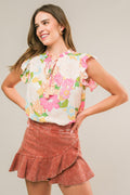 FEELING FABULOUS WOVEN TOP Flying Tomato