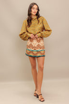 MOROCCAN MUSE WOVEN TOP Flying Tomato