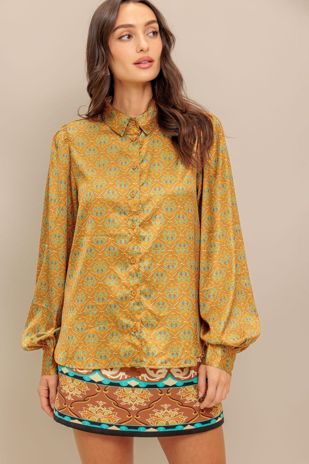 MOROCCAN MUSE WOVEN TOP Flying Tomato