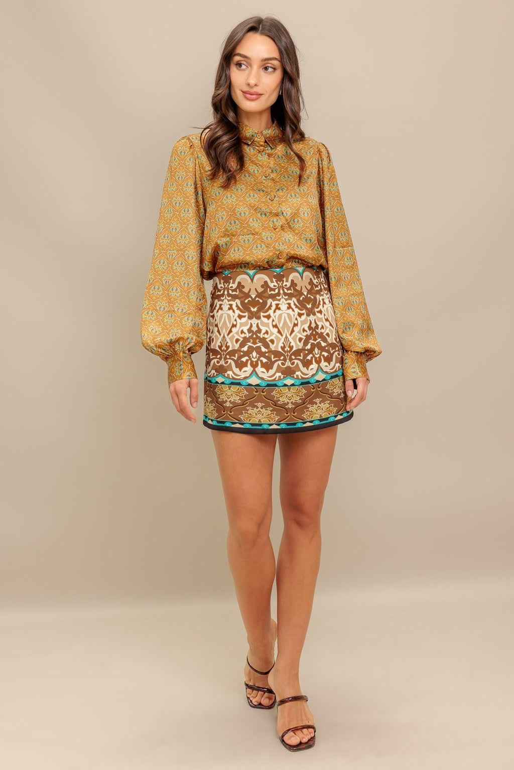 MOROCCAN MUSE WOVEN TOP Flying Tomato