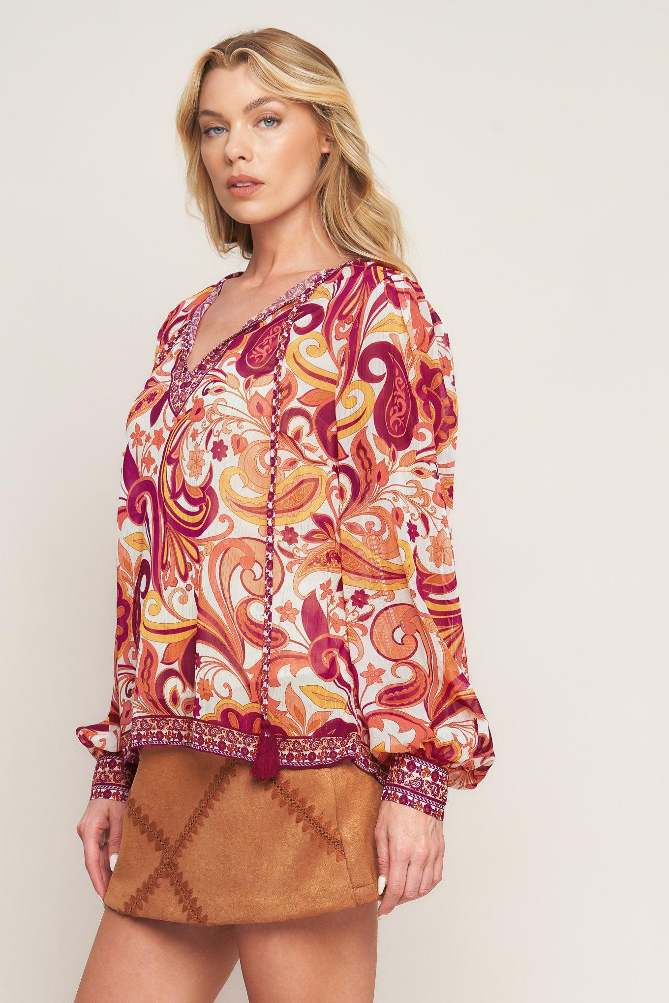 NEVER WANNA LEAVE WOVEN TOP Flying Tomato