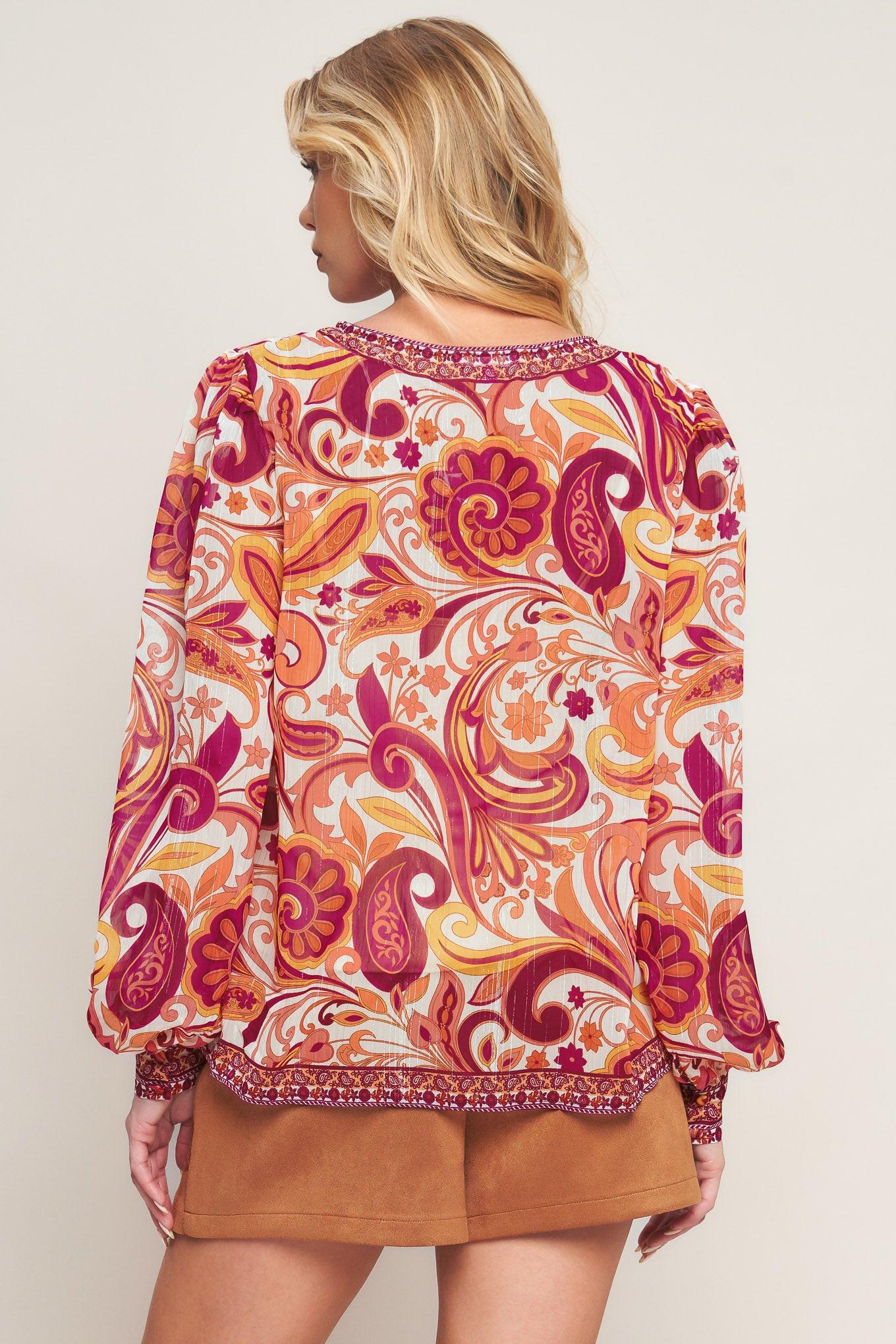 NEVER WANNA LEAVE WOVEN TOP Flying Tomato