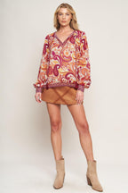 NEVER WANNA LEAVE WOVEN TOP Flying Tomato