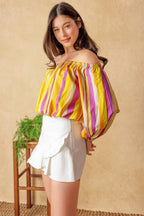 LIGHT UP MY LIFE POPLIN TOP Flying Tomato