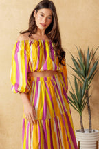 LIGHT UP MY LIFE POPLIN TOP Flying Tomato