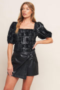 DARLING MUSE WOVEN TOP Flying Tomato