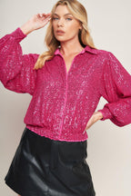 FREEDOM CALLS SEQUIN TOP Flying Tomato