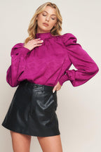 STOLEN GLANCES SATIN TOP Flying Tomato