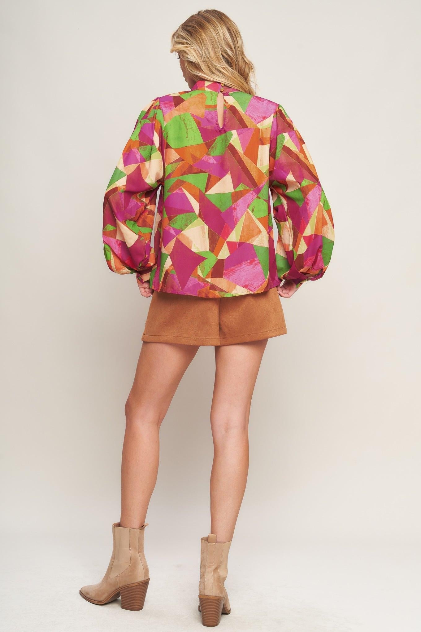 LOOKING AHEAD WOVEN TOP Flying Tomato