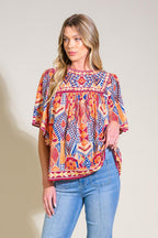SPARKLY ENERGY WOVEN TOP Flying Tomato