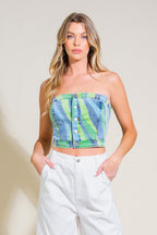 NAVIGATING LIFE DENIM TOP Flying Tomato