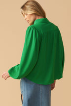 COMFORTABLE CHARM WOVEN TOP Flying Tomato