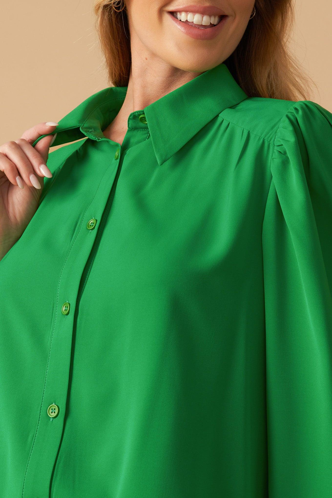 COMFORTABLE CHARM WOVEN TOP Flying Tomato