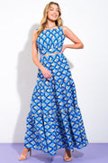 SUMMER JOURNEY WOVEN TOP AND SKIRT SET Flying Tomato