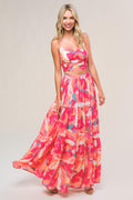 ROMANTICALLY SPEAKING WOVEN TOP AND SKIRT SET Flying Tomato