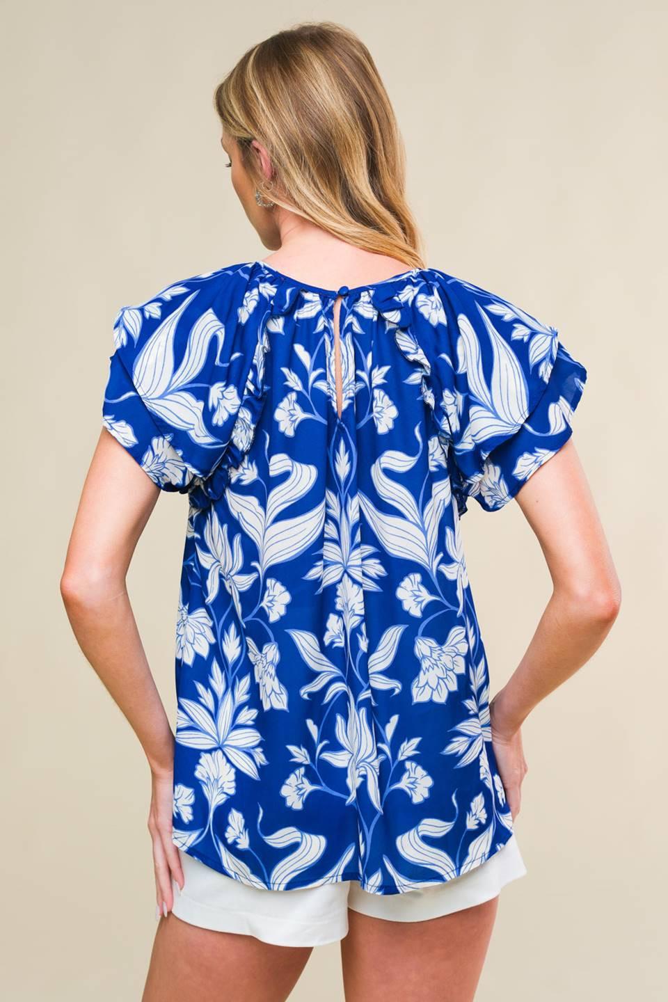 INTO THE SKY WOVEN TOP Flying Tomato