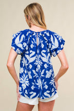 INTO THE SKY WOVEN TOP Flying Tomato