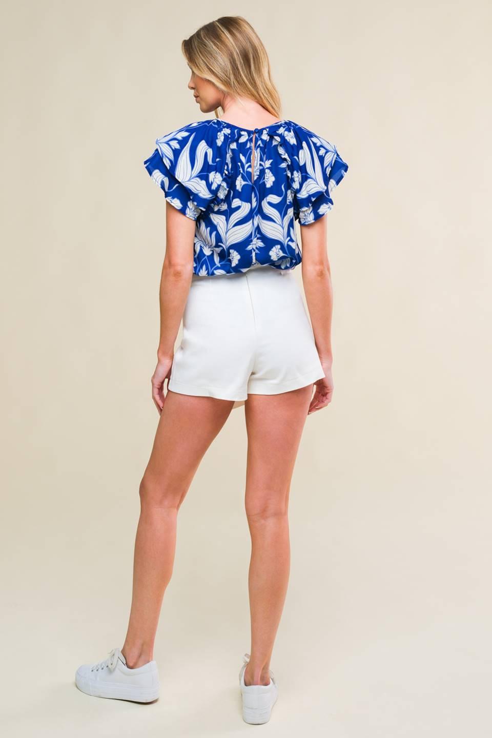 INTO THE SKY WOVEN TOP Flying Tomato