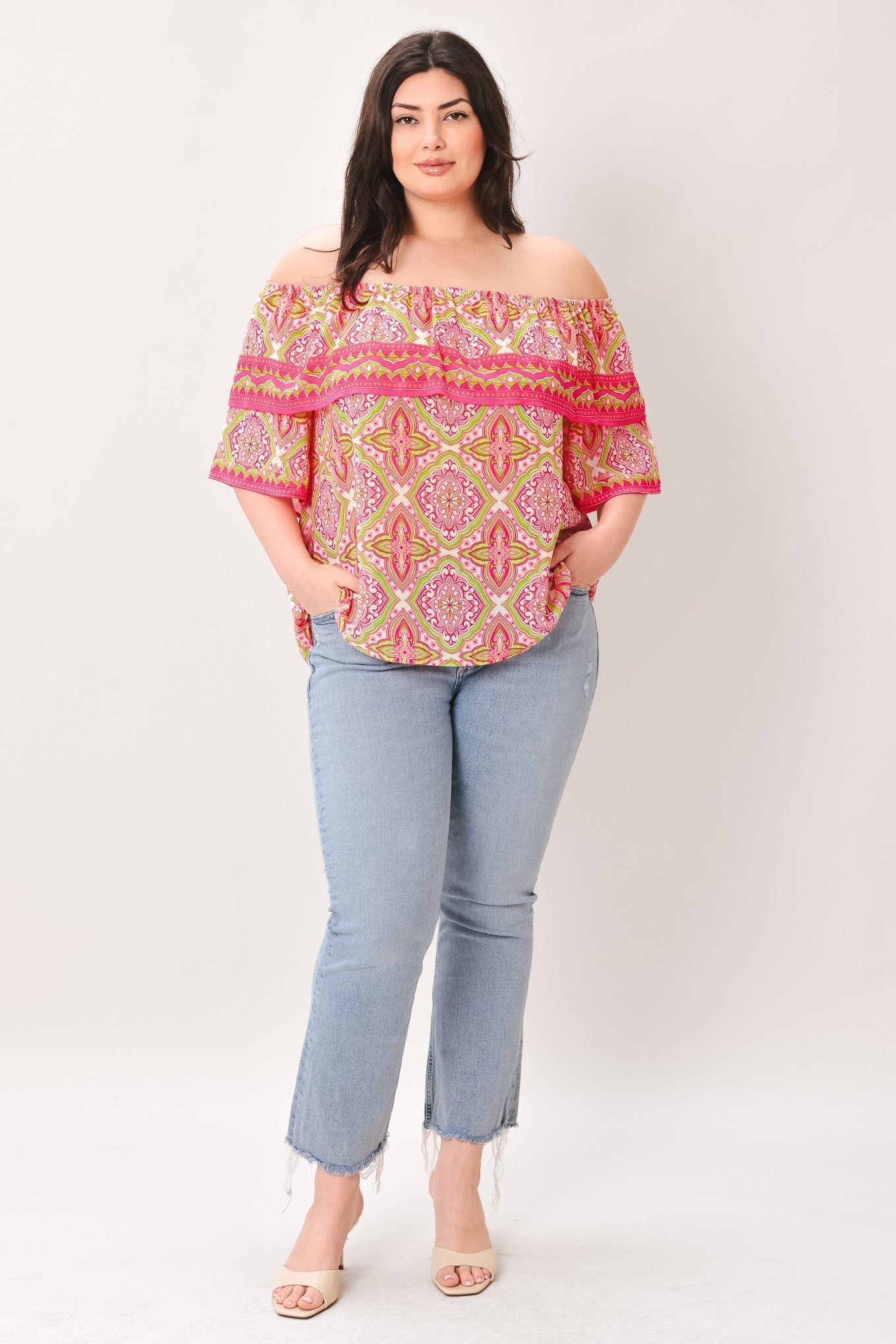 SPREAD CHEER WOVEN TOP Flying Tomato