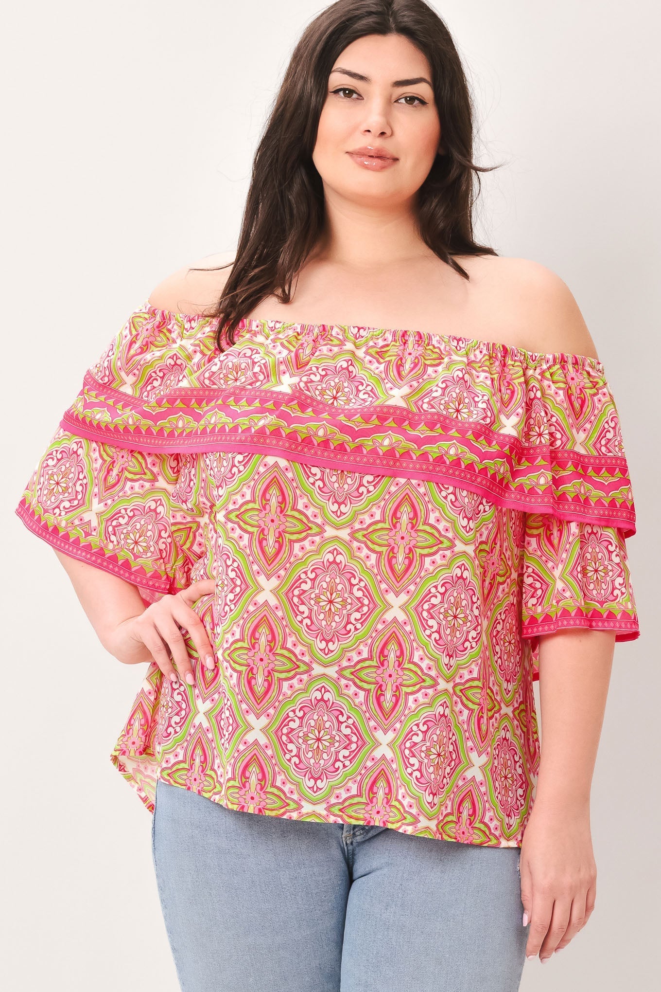 SPREAD CHEER WOVEN TOP Flying Tomato