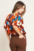 GONE IN A BLINK WOVEN TOP Flying Tomato