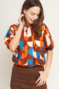 GONE IN A BLINK WOVEN TOP Flying Tomato